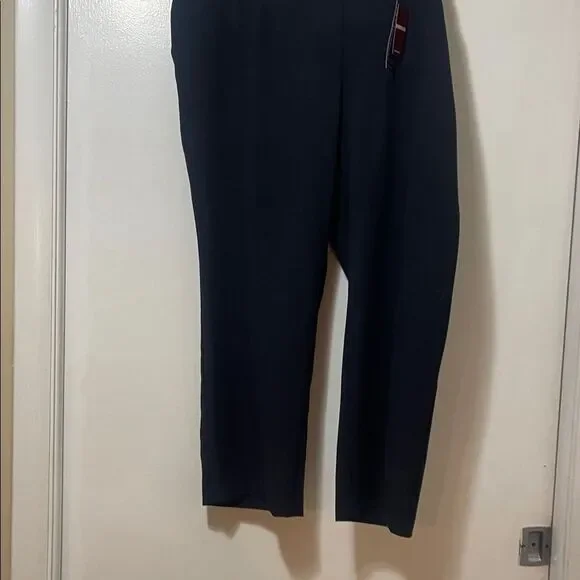 Avenue Navy Straight-Leg Pants size 20 petite NWT - Picture 3 of 7